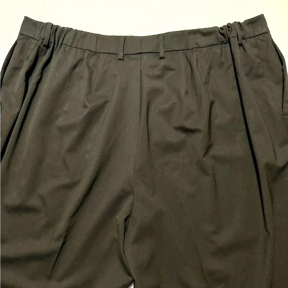 Lafayette 148 Clinton Black Ankle Pants Size 20W Light Wool Straight Leg - Picture 7 of 15